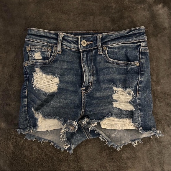 American Eagle Outfitters Pants - American Eagle Outfitters Blue Jean Shorts Distressed Style